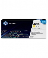 HP 307A LaserJet Toner Cartridge, yellow (CE742A)